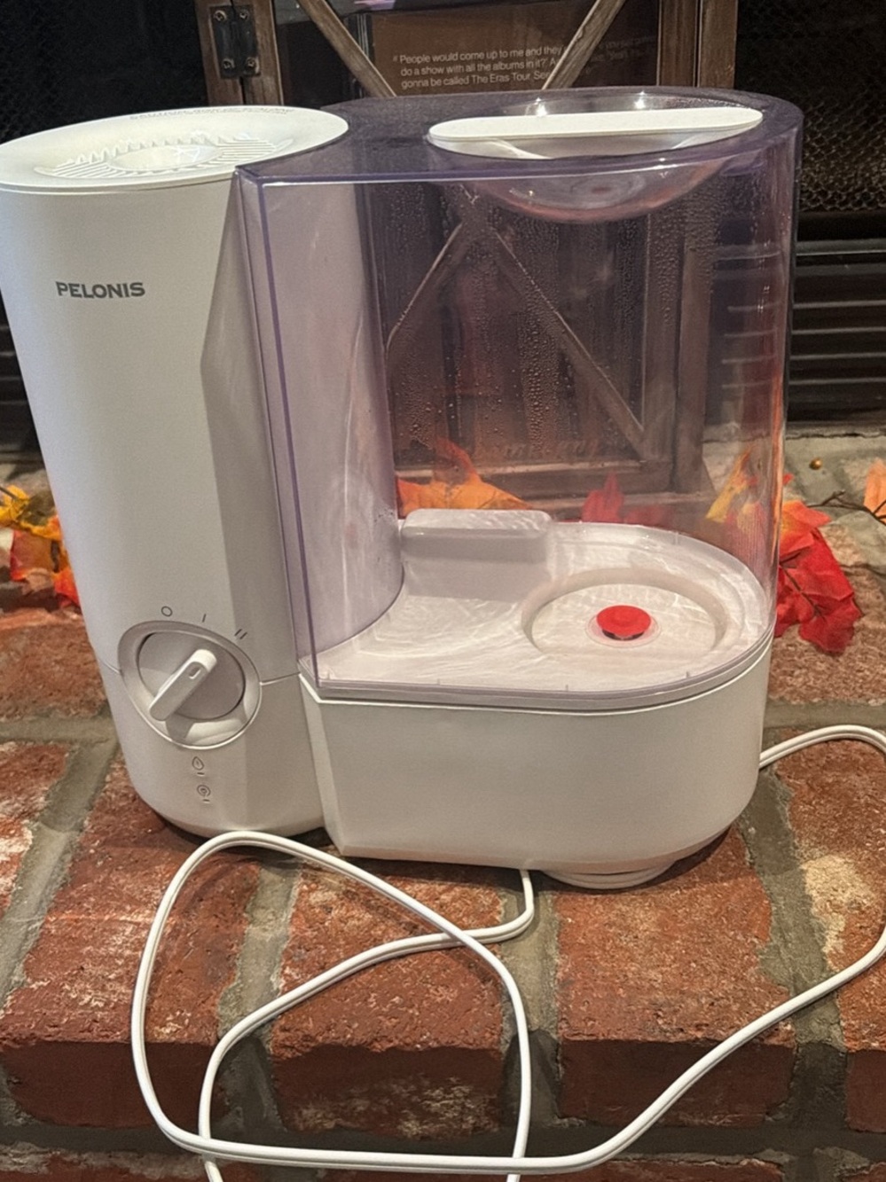 Pelonis White Cool Mist Humidifier - Portable Ultrasonic Air Humidifier